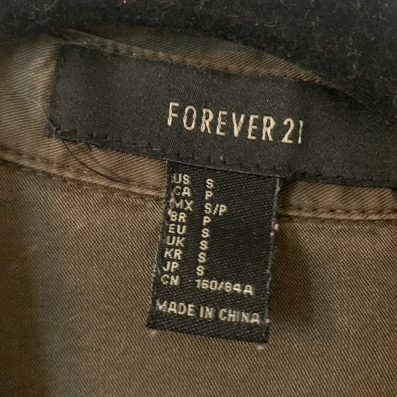 Forever21 Utility Jacket Small - Picture 2 of 3